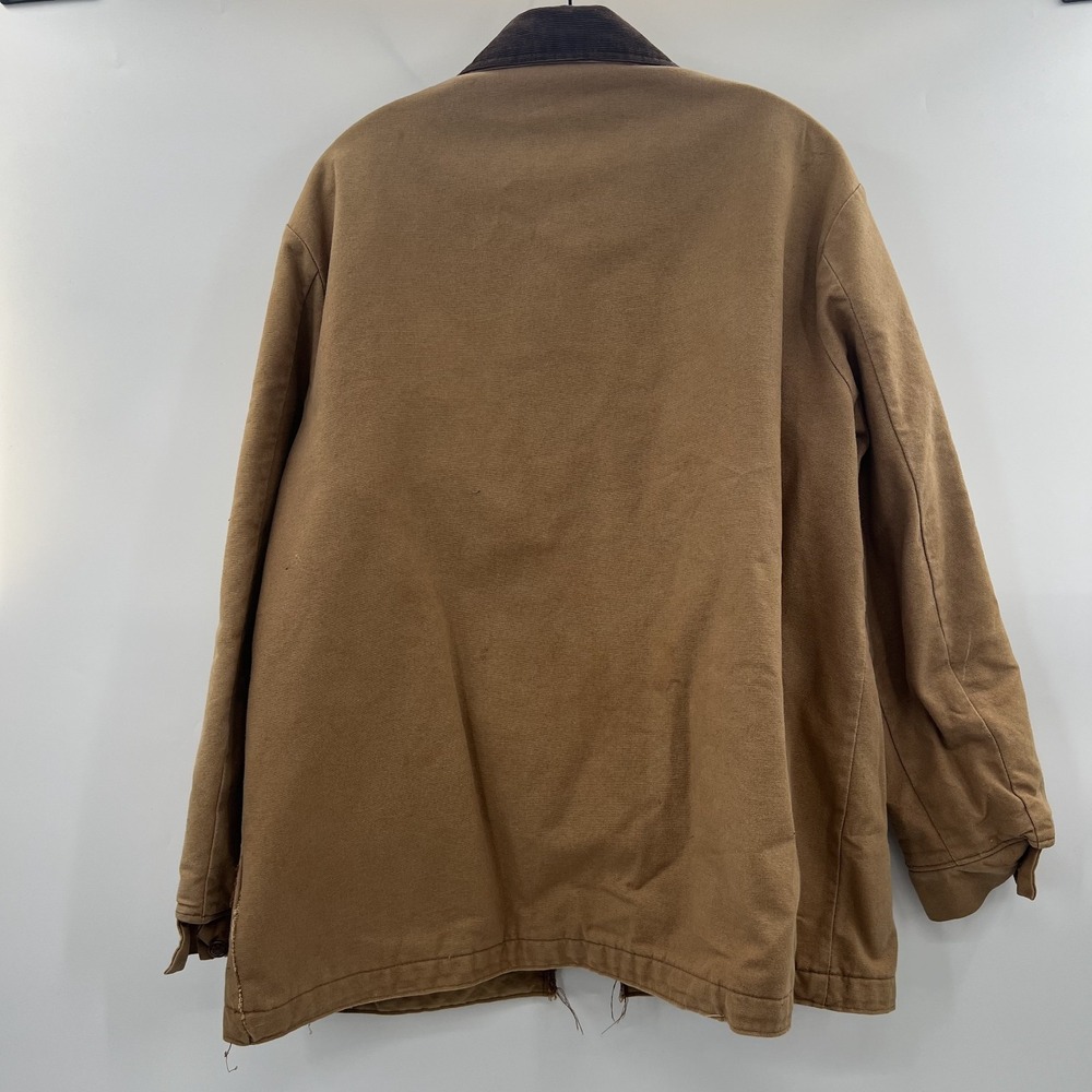 Vintage 70s Wrangler Big Ben Blanket Lined Canvas Barn Chore Coat Jacket Mens 44 - Picture 9 of 12